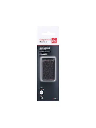 ERBE | Protector de cuchilla para maquinilla de afeitar HANNIBAL, negro | braun